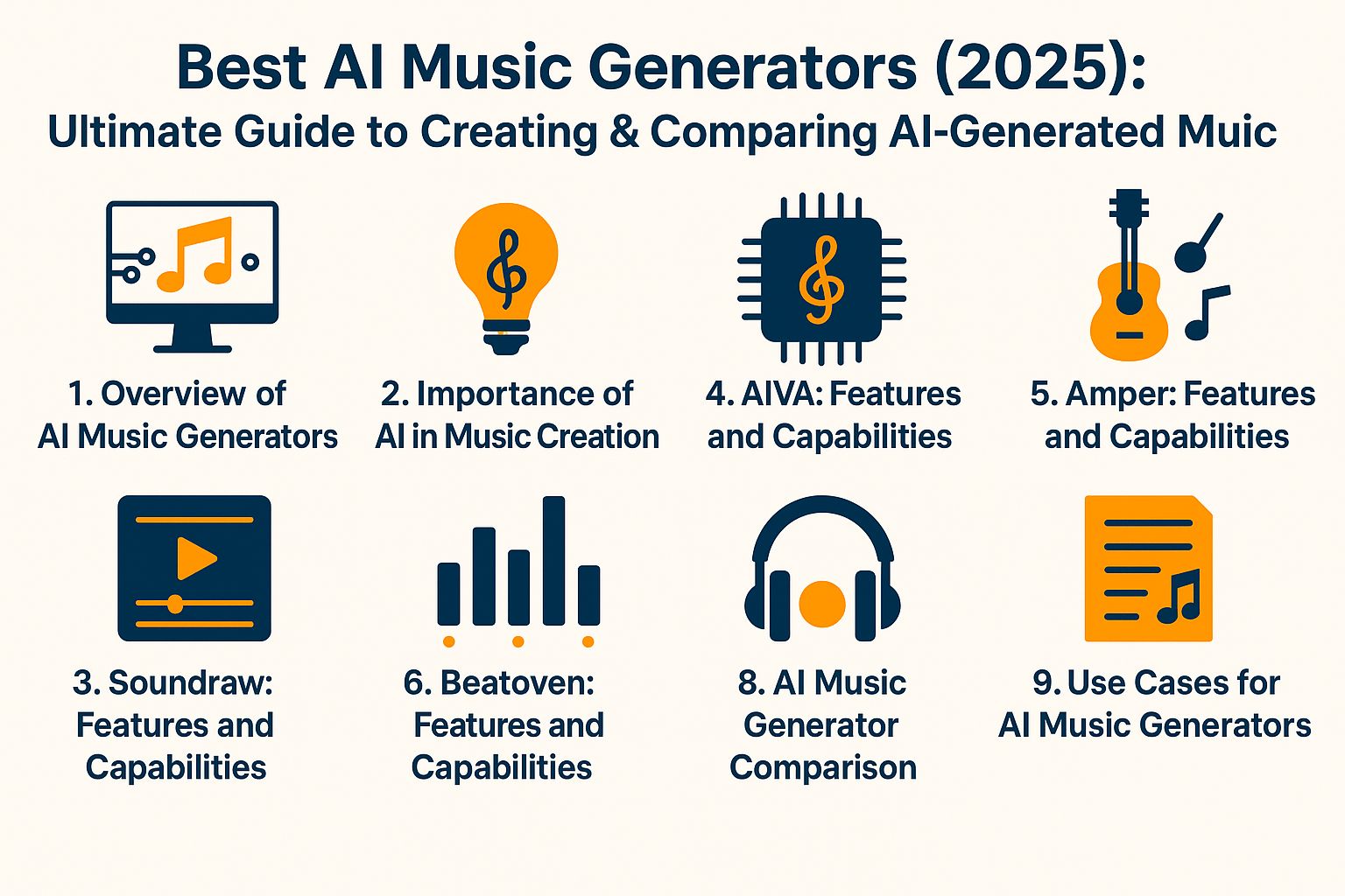 Best AI Music Generators (2025): Ultimate Guide to Creating and Comparing AI-Generated Music