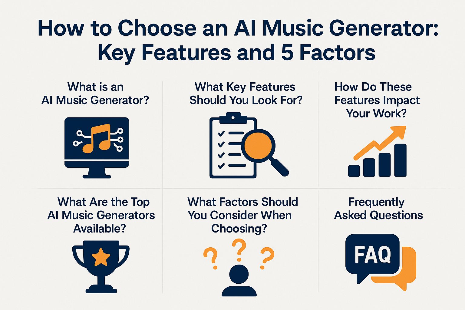 How to Choose an AI Music Generator? Key Features and 5 Factors