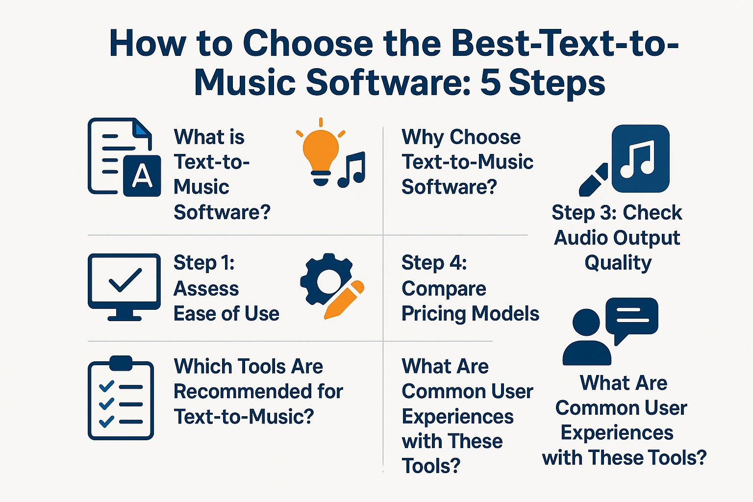 How to Choose the Best Text-to-Music Software: 5 Steps